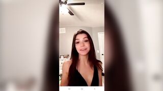 Live TikTok Flashing: Dress slip #4