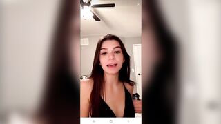 Live TikTok Flashing: Dress slip #3