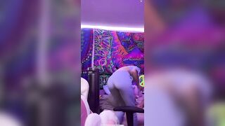 Live TikTok Flashing: a nice shiny nip slip from arielbrooks #2