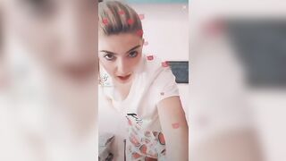 Live TikTok Flashing: Sexy little nip slip #1