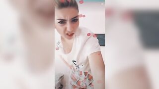 Live TikTok Flashing: Sexy little nip slip #2