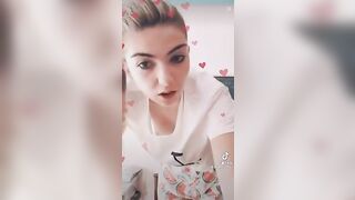 Live TikTok Flashing: Sexy little nip slip #3