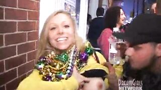 Flashing at Mardi Gras: flash & suck #3