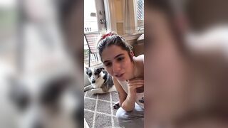 Live TikTok Flashing: Dog saw it first #1