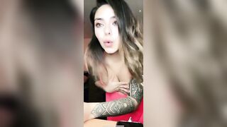 Live TikTok Flashing: Slips again #4