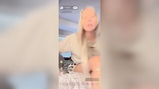 Live TikTok Flashing: Couple slips in here. Also edited for brightness #2