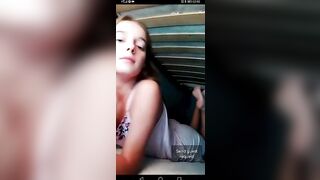 Live TikTok Flashing: Bit of nip #4