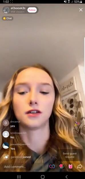 Thought she was off camera