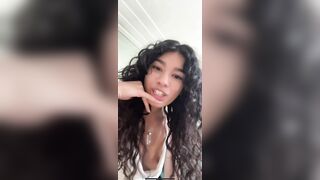 Live TikTok Flashing: Nip slip and boob slip compilation from Arieltoole #1