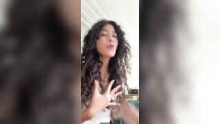 Live TikTok Flashing: Nip slip and boob slip compilation from Arieltoole #3