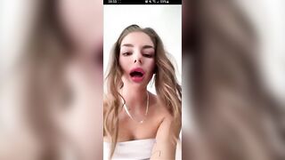 Live TikTok Flashing: Here's a "slip" from Bigo♥️♥️ #1