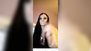 Live TikTok Flashing: Titty slip on live #2