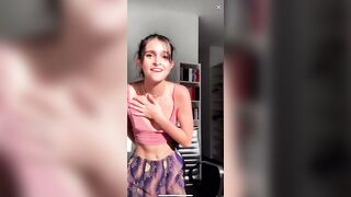 Live TikTok Flashing: Quick slip at the end #3