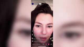 French girl  was taking a shower  and did multiple nip slip during her tiktok live ! Enjoy