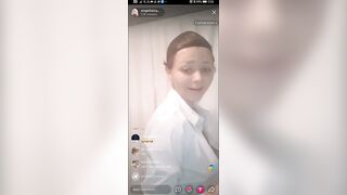 Live TikTok Flashing: Sideboob and nip slip #1