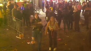 Flashing at Mardi Gras: 5 for 1 multiple women flashing their tits for beads at mardi gras on earthcam. #1