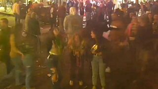 Flashing at Mardi Gras: 5 for 1 multiple women flashing their tits for beads at mardi gras on earthcam. #2