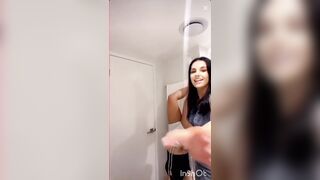 Live TikTok Flashing: Slight up shorts and lovely upskirt #2