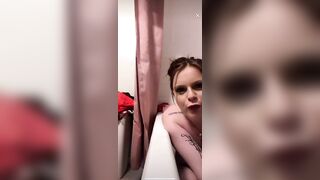 Live TikTok Flashing: French girl took a shower while she was on live, but made a big ooooops #4