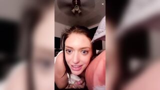 Live TikTok Flashing: Pierced nip slip, got a bit more from this girl. #4