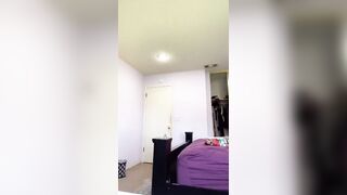 Live TikTok Flashing: Pussy slip then puts panties on. #4