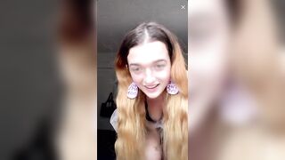 Live TikTok Flashing: Kick upshorts, then lip slip at the end. #4