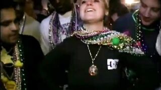 Flashing at Mardi Gras: Multi grope #2