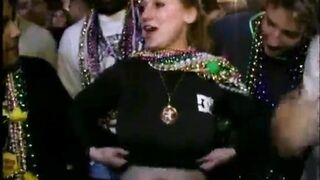 Flashing at Mardi Gras: Multi grope #3