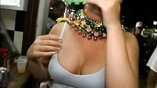 Flashing at Mardi Gras: Best tits ever ? #4