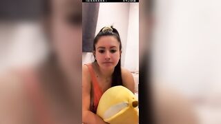 Live Slips: She was focused on the Banana #1