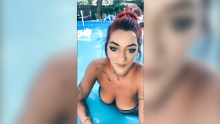 Live TikTok Flashing: She flashed a couple of times. #2