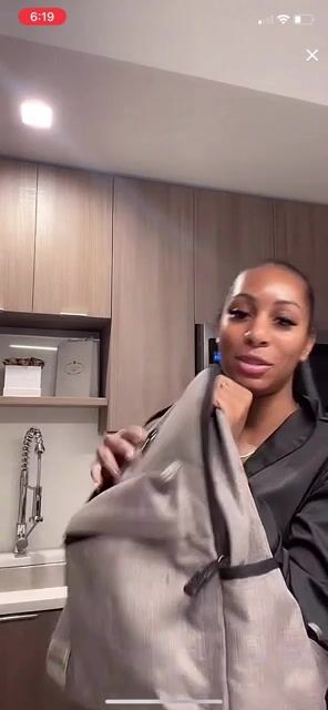 Live Slips: Sexy ebony nip slip GIF Video flashingif