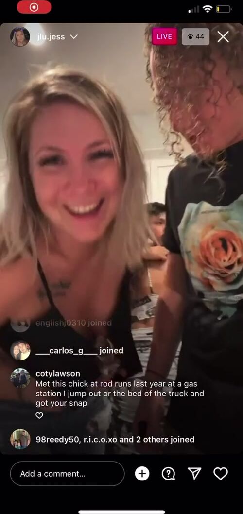 She teased in TikTok then moved to IG