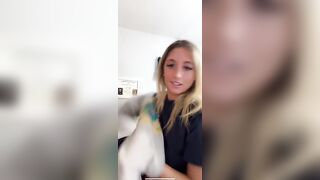 Live TikTok Flashing: Yes finally caught a nip slip from her♥️♥️ #4