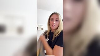 Live TikTok Flashing: Yes finally caught a nip slip from her♥️♥️ #2