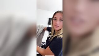 Live TikTok Flashing: Yes finally caught a nip slip from her♥️♥️ #3