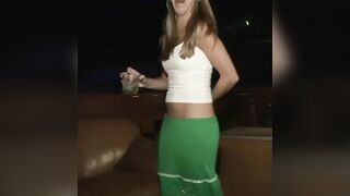 Girls Getting Pantsed: Skirted in a nightclub #4