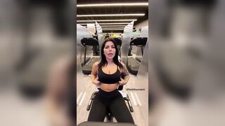 Public Nudity: Is not the best idea flashing boobs in the gym where I go everyday #2