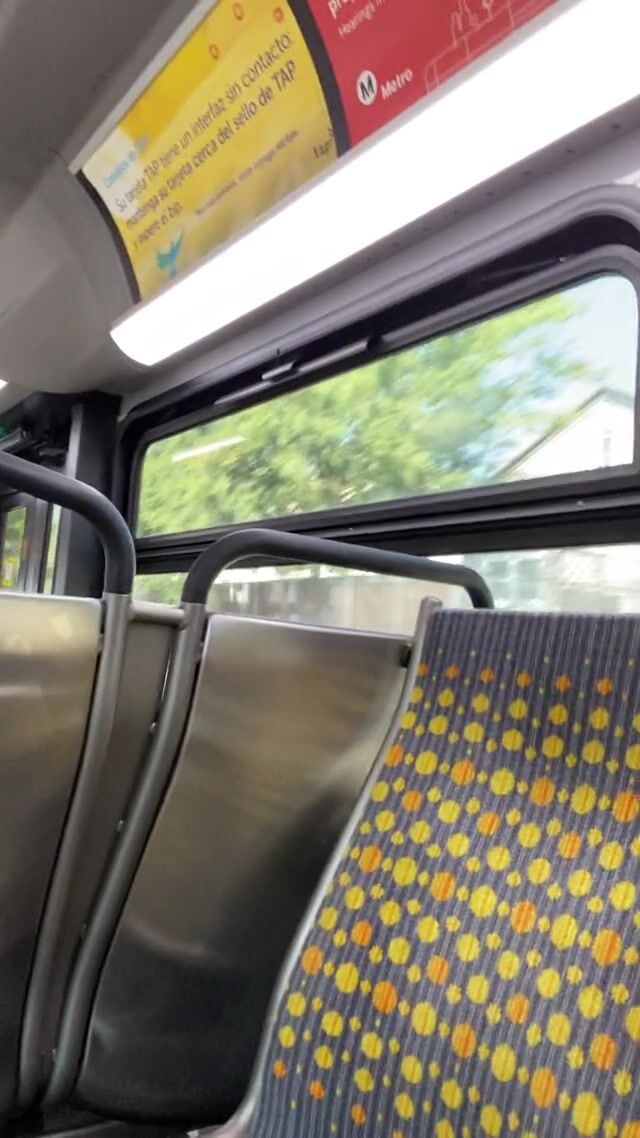 I definitely made eye contact with the bus driver after this