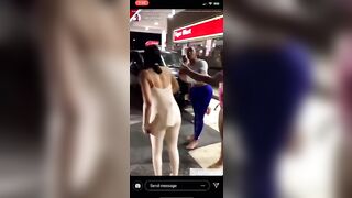 Flashing Boobs: A fight at Tiger Mart caw caw #4