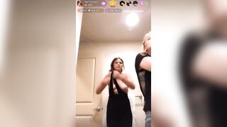 Flashing Boobs: Live Stream fail. #2