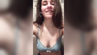 Flashing Boobs: Hot streamer tried to fix her top #3