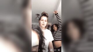 Flashing Boobs: Friend lifts shirt #2