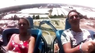 roller coaster boobs out