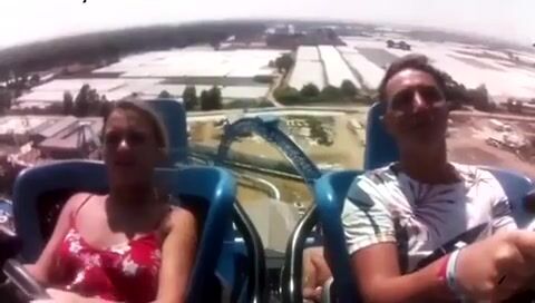 Roller coaster boobs out