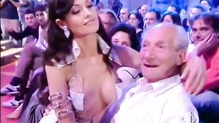 Flashing Boobs: Old man having fun #4