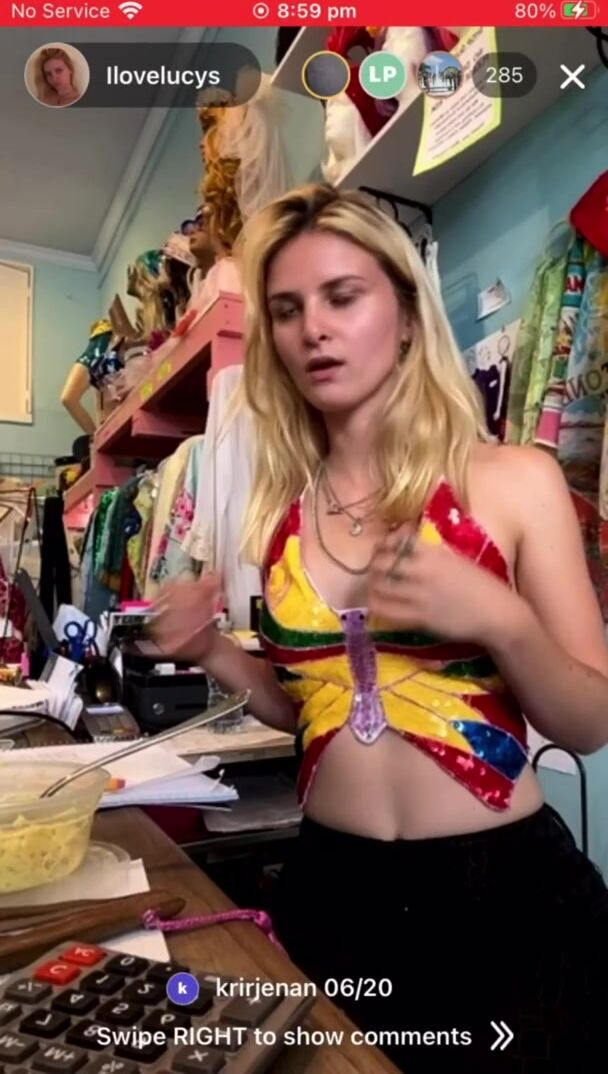 Flashing at work