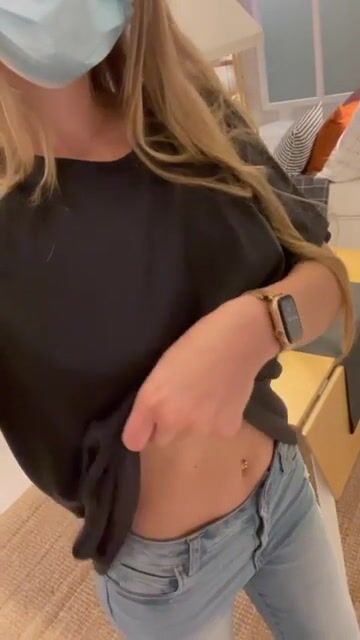 Flashing boobs at IKEA