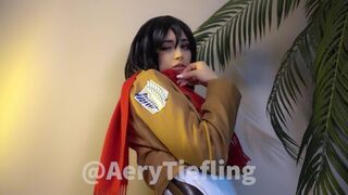 Mikasa Ackerman from Attack on Titan by Aery Tiefling