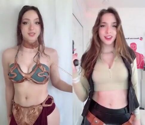 MissBriCosplay as Han Solo/slave Leia duet for May the Fourth Be With You.